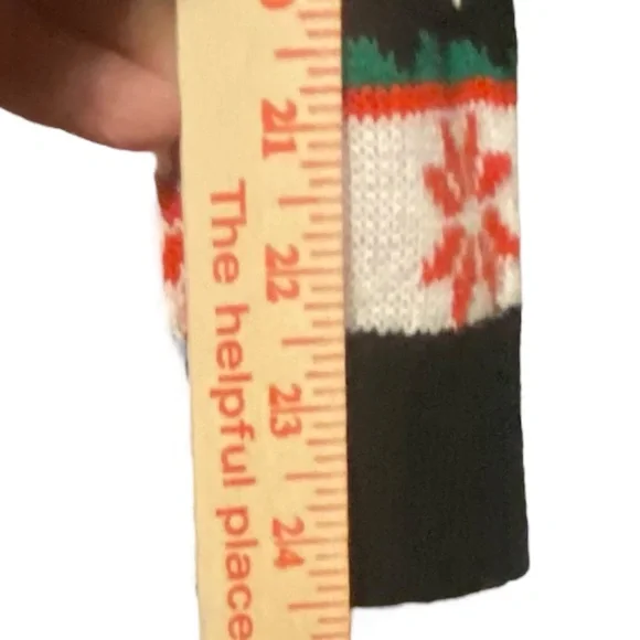 Christmas Sweater Women L Unicorn Knit Pullover L 11-13 - Picture 5 of 7